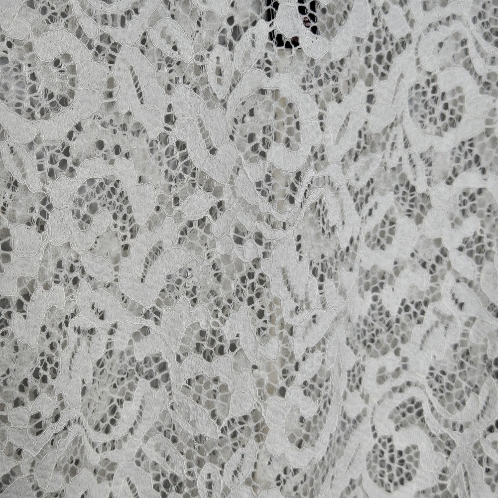 Victoria's Secret Off White Lace Bodysuit M Floral Sheer Teddy Snap Bridal - Picture 5 of 9